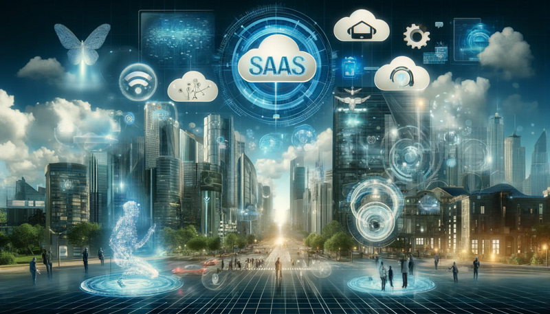 Futuristic-cityscape-with-SaaS-icons-and-digital-holograms-representing-software-as-a-service-technology-integration